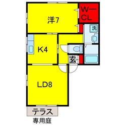 五井駅 バス10分  千種中学校入口下車：停歩5分 1階の物件間取画像